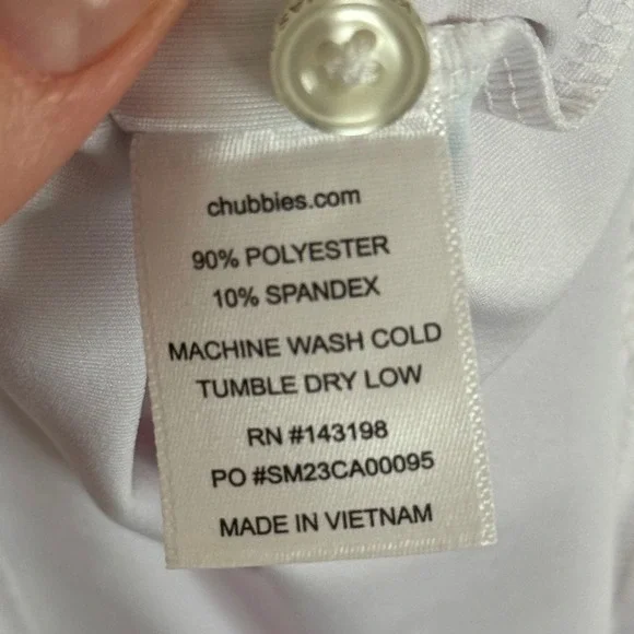 Chubbies Sailboat Print Performance Polo Shirt XL White - Picture 7 of 7